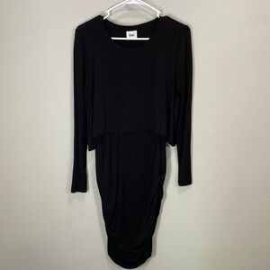 Bae. Nursing and Maternity dress jersey black